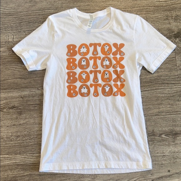 Bella Canvas Tops - Halloween Botox Ghost Graphic Tee | Spooky Cute Med Spa Shirt